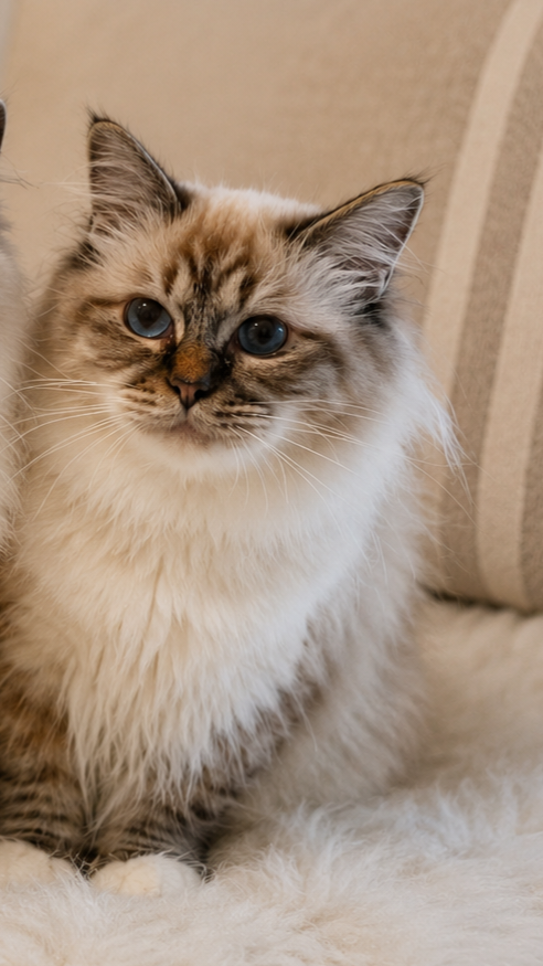 Mor — Hellig Birma seal tabby point (SBI n 21)